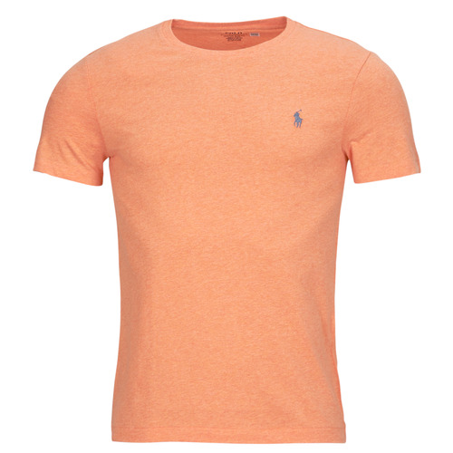 Vêtements Homme T-shirts manches courtes men polo-shirts mats office-accessories lighters Phone Accessories T-SHIRT AJUSTE EN COTON Orange