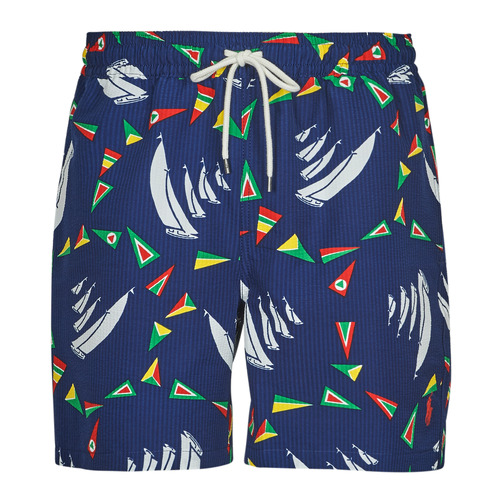 Vêtements Homme Maillots / Shorts de bain knælange shorts med broderin MAILLOT DE BAIN A RAYURES EN SEERSUCKER Multicolore