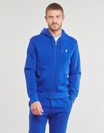 Vêtements Homme Sweats Polo Ralph Lauren SWEATSHIRT ZIPPE EN DOUBLE KNIT TECH Bleu Royal / Blue Saturn