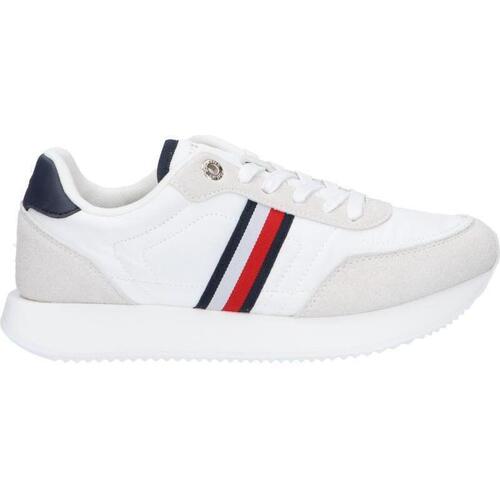Chaussures Femme Baskets mode Tommy Hilfiger FW0FW07831 ESSENTIAL RUNNER GLOBAL STRIPES FW0FW07831 ESSENTIAL RUNNER GLOBAL STRIPES 