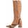 Chaussures Femme Bottes Leindia 84675 Marron