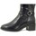 Chaussures Femme Bottes Tamaris Botte femme en Cuir, Tige Synthétique Extensible  - 25537 Noir