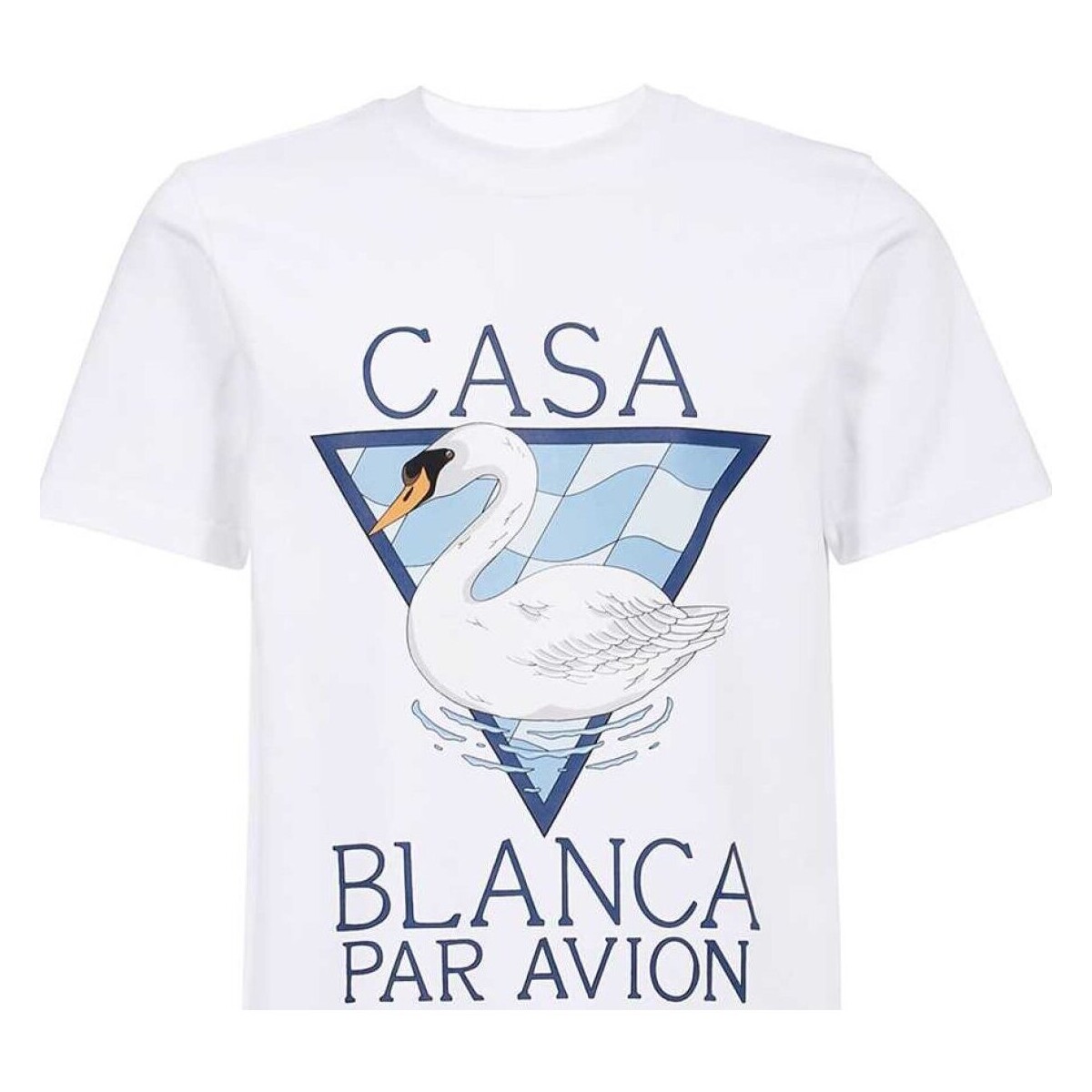 Vêtements Homme T-shirts manches courtes Casablanca MF22-JTS-001-03 Blanc
