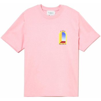Vêtements Homme T-shirts manches courtes Casablanca MS23-JTS-001-19 Rose