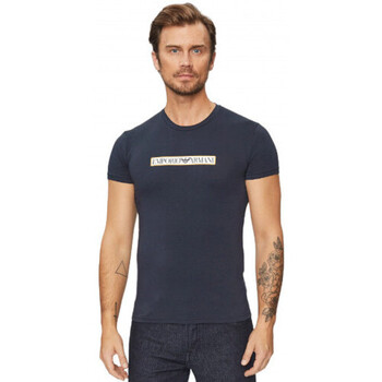 Vêtements Homme Débardeurs / T-shirts sans manche Emporio Armani tee shirt homme Armani bleu marine111035 3FR5174 00135 - S Bleu