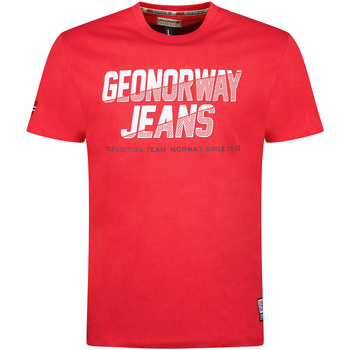 Vêtements Homme T-shirts manches courtes Geo Norway SX1046HGNO-RED Rouge