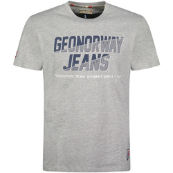 Vêtements Homme T-shirts manches courtes Geographical Norway SX1046HGNO-BLENDED GREY Gris