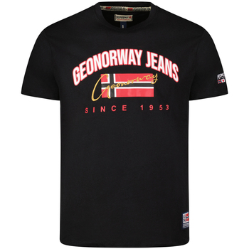 Vêtements Homme T-shirts manches courtes Geo Norway SX1052HGNO-BLACK Noir