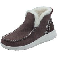 Chaussures Femme Low boots HEYDUDE Denny Faux Shearling Marron