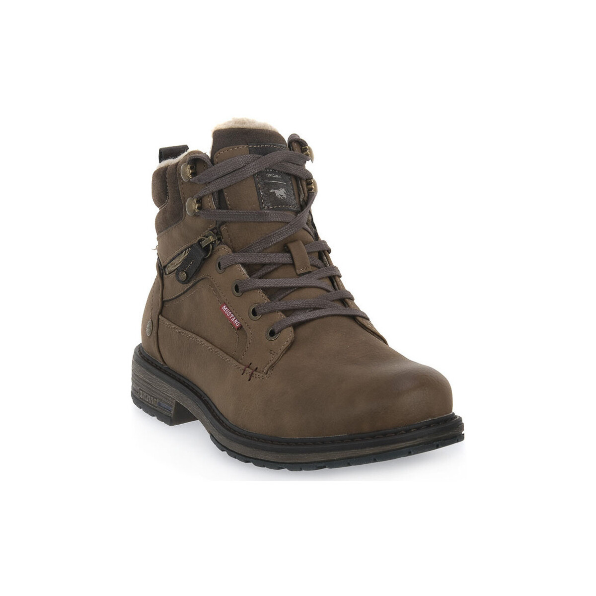 Chaussures Homme Bottes Mustang KAFEE Marron