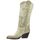 Chaussures Femme Bottes Pao Boots cuir velours Beige