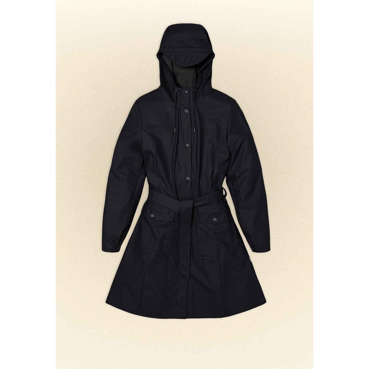 Vêtements Femme Vestes Rains 18130 curve jacket black Noir