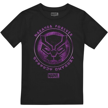 Vêtements Enfant T-shirts manches courtes Black Panther  Noir