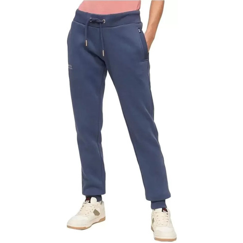 Vêtements Femme Pantalons de survêtement Superdry Essential Bleu