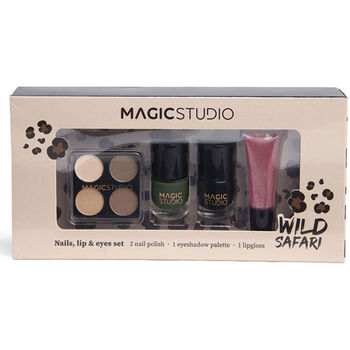 Beauté Femme Fards à paupières & bases Magic Studio Lot De Maquillage Sauvage Safari 4 Pcs 