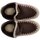 Chaussures Femme Bottes Mou Eskimo Bold Glitter Logo Marron
