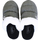 Chaussures Chaussons Nuvola. Zueco Wolly Suela de Goma Gris