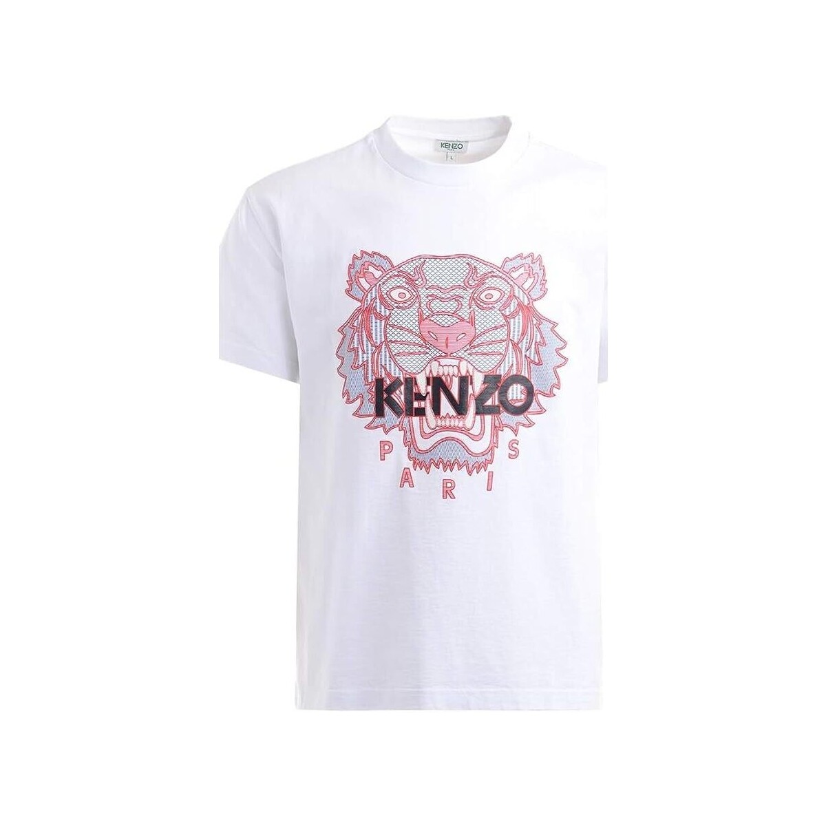 Vêtements Homme T-shirts manches courtes Kenzo Tigre Blanc