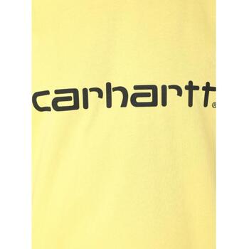 Carhartt WIP SCRIPT - T-shirt imprim Jaune