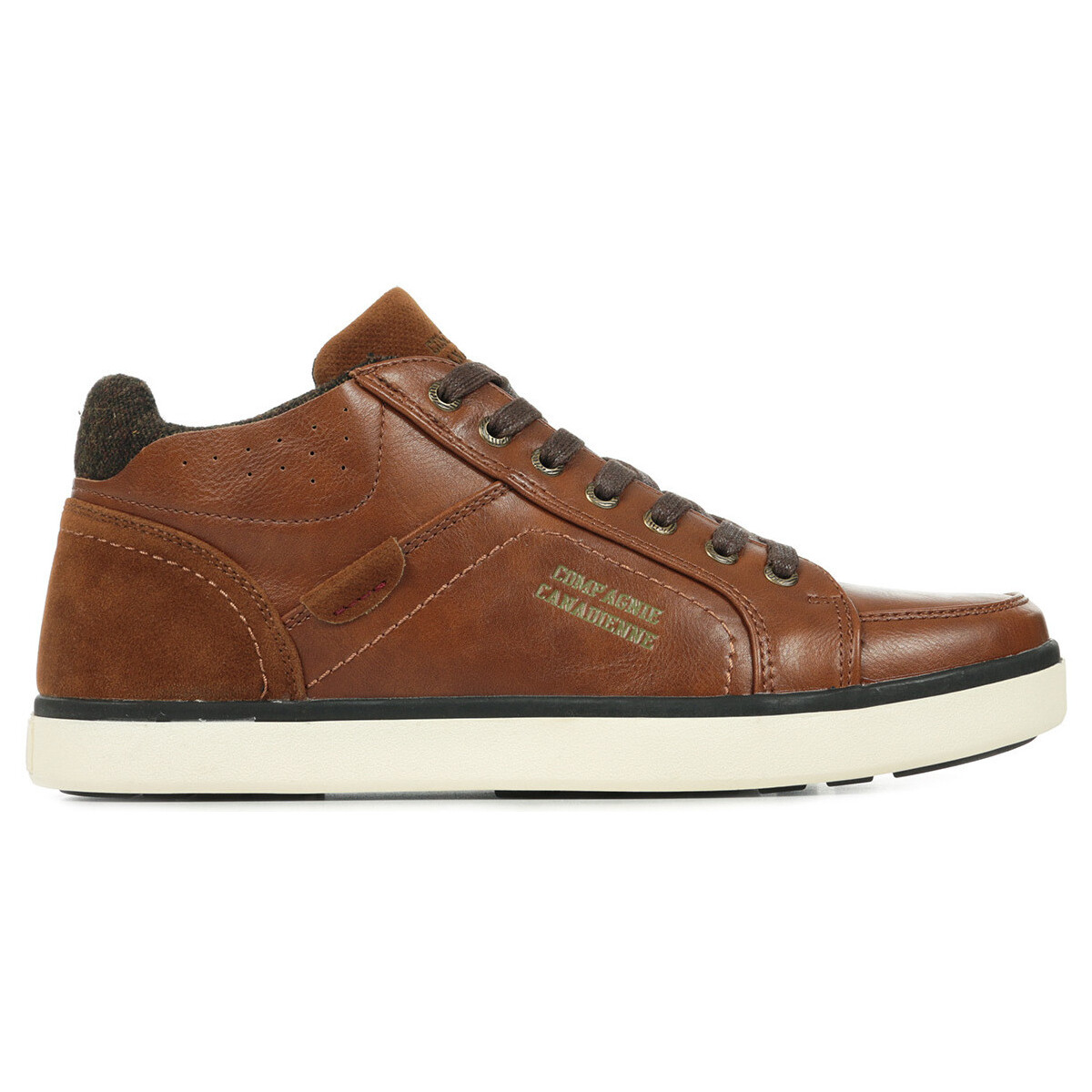 Chaussures Homme Baskets mode Compagnie Canadienne Tipi Marron