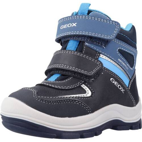 Geox B FLANFIL BOY WPF B Bleu - Chaussures Botte Enfant 48,44 €