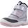 Chaussures Fille Bottes Geox B FLANFIL GIRL B ABX Gris