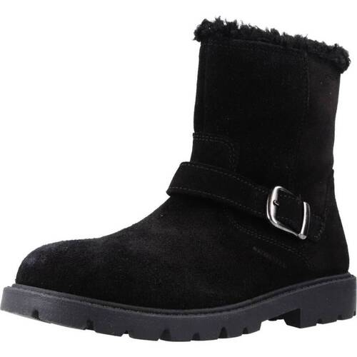 Chaussures Fille Bottes Geox J SHAYLAX GIRL WPF Noir