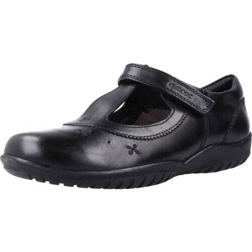 Chaussures Fille Plat : 0 cm Geox J SHADOW A Noir