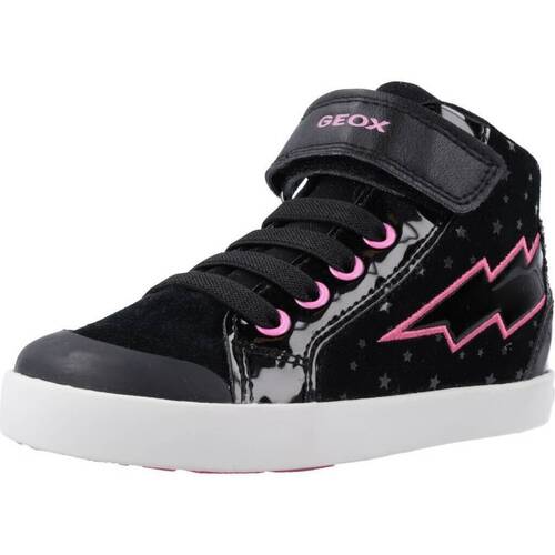 Chaussures Fille Baskets basses Geox B KILWI GIRL Noir