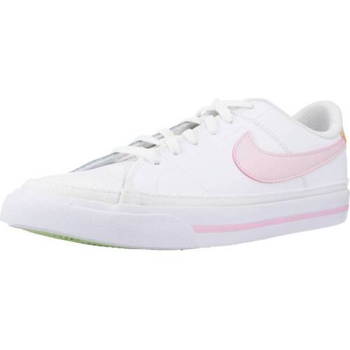 Chaussures Fille Baskets basses sport Nike COURT LEGACY BIG KIDS Blanc