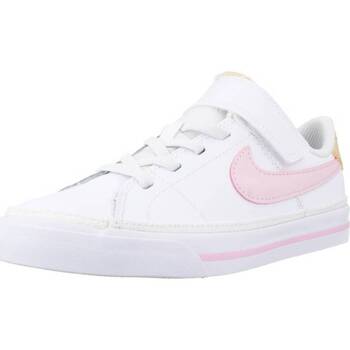 Chaussures Fille Baskets basses Nike plus COURT LEGACY (PSV) Blanc