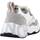 Chaussures Femme Baskets mode Voile Blanche CLUB105 Gris