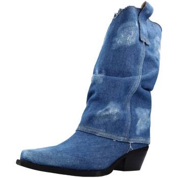 Chaussures Femme Bottes Metisse DX562 Bleu