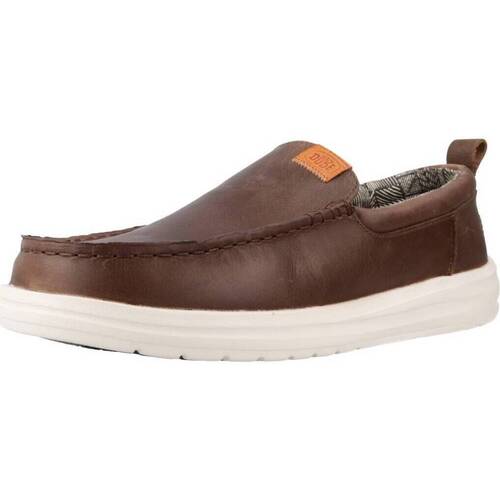 Chaussures Homme Toutes les chaussures femme HEY DUDE WALLY GRIP M0C Marron