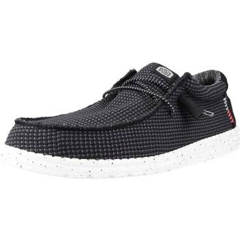 Chaussures Homme Galettes de chaise HEY DUDE WALLY SPORT Noir