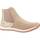 Chaussures Fille Bottes Gioseppo LUNCARTY Beige
