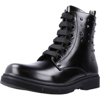 Chaussures Fille Bottes Asso AG15581 Noir