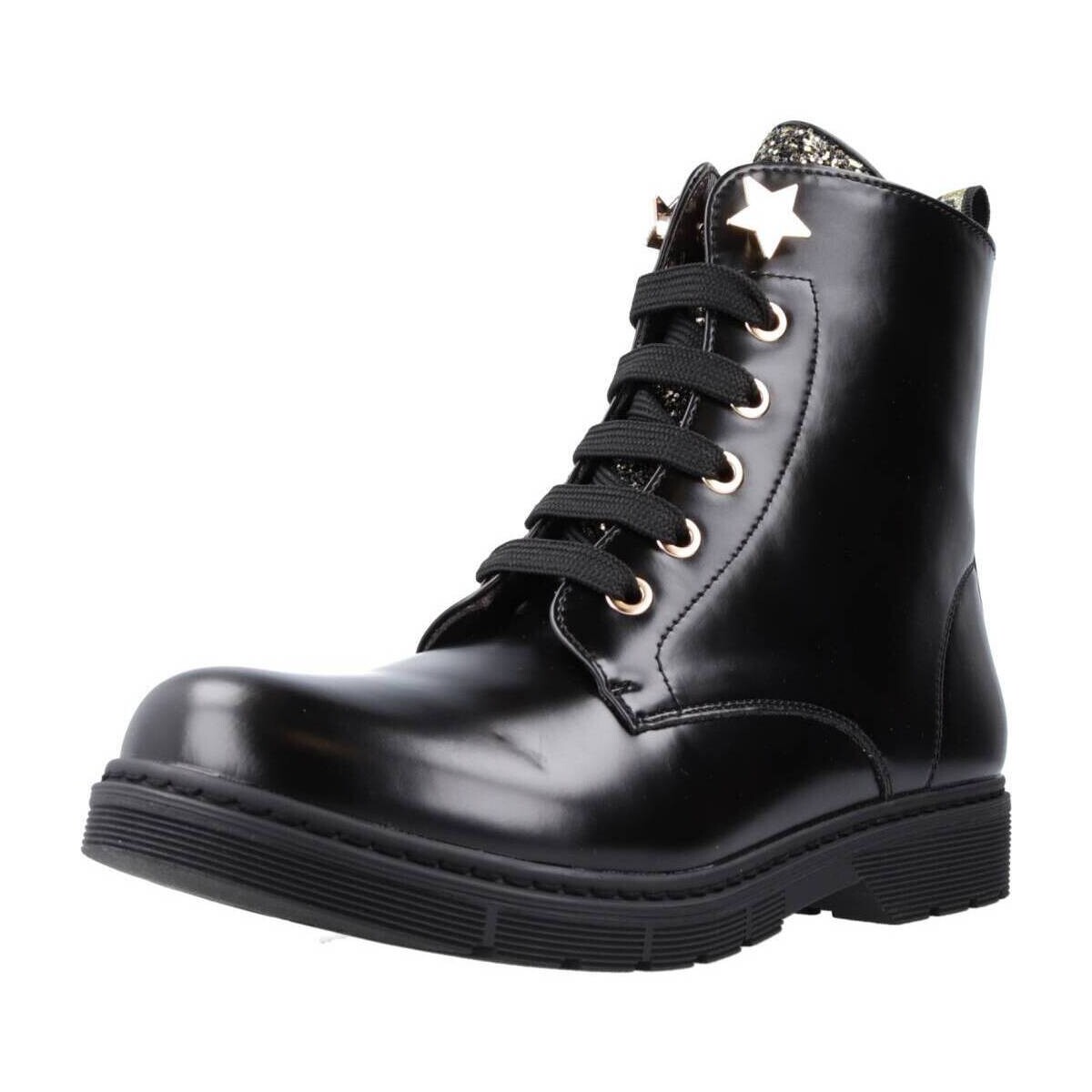 Chaussures Fille Bottes Asso AG15583 Noir