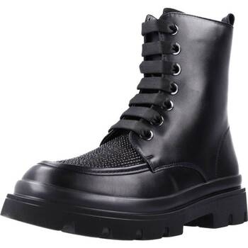 Chaussures Fille Bottes Asso AG15643 Noir