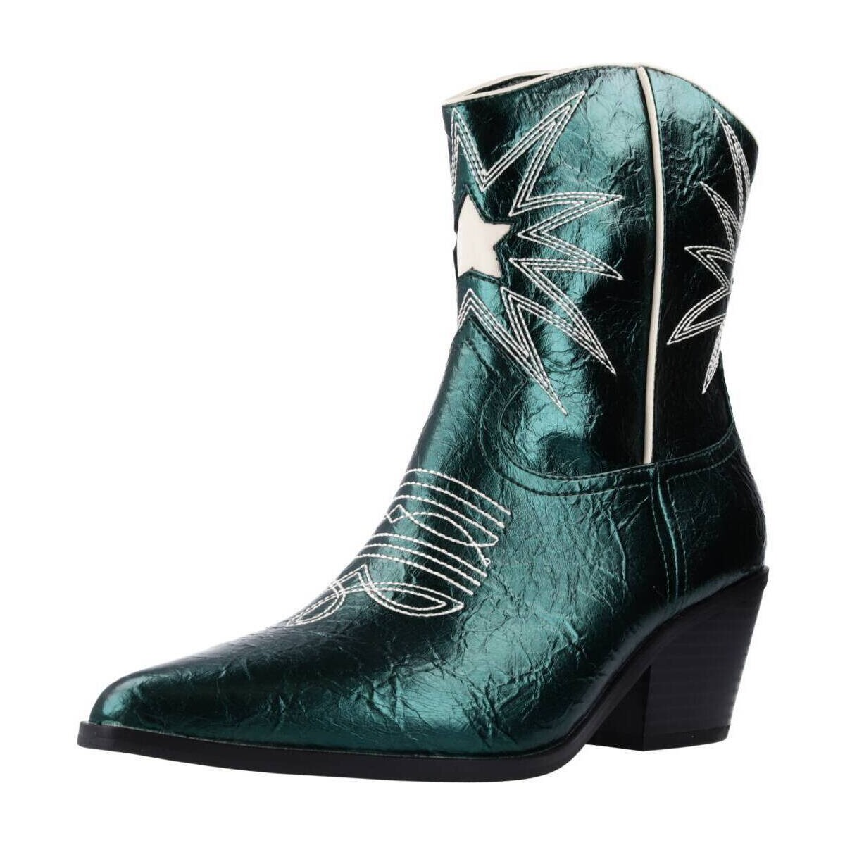 Chaussures Femme Bottines La Strada WESTERN BOOTIE Vert