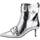 Chaussures Femme Bottines Kurt Geiger London HACKNEY KITTEN BOOT Argenté
