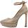 Chaussures Femme Escarpins Kurt Geiger London SHOREDITCH PLATFORM Marron