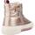 Chaussures Fille Baskets basses Tommy Hilfiger HIGH TOP LACE-UP SNEAKER Rose