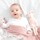 Maison & Déco Enfant Couvertures Trois Kilos Sept Couverture bébé fille - Fleurs Rose
