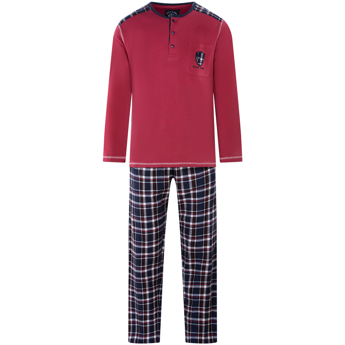 Vêtements Homme Pyjamas / Chemises de nuit Christian Cane Pyjama coton long Multicolore