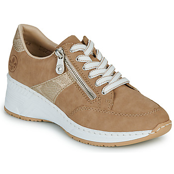 Chaussures Femme Leather basses Rieker  Beige