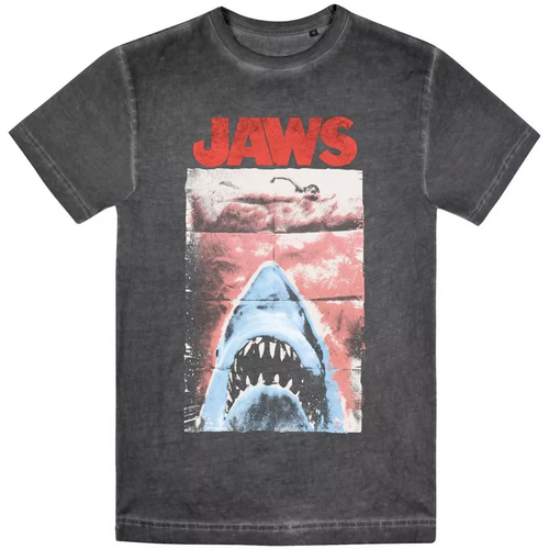 Vêtements Homme T-shirts manches longues Jaws Punk Noir