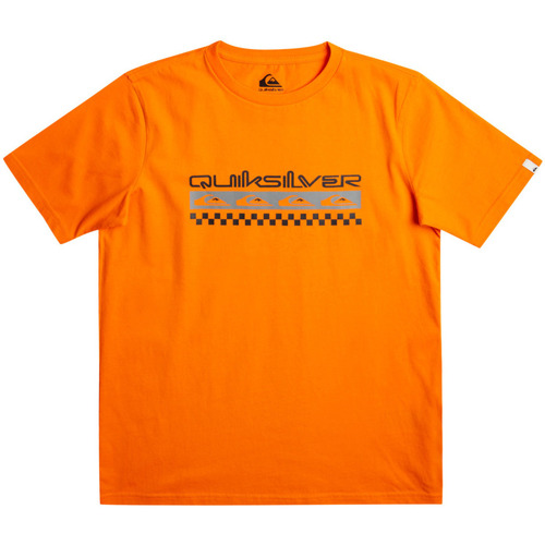 Vêjunior Garçon Débardeurs / T-shirts sans manche Quiksilver Omni Check Turn Orange