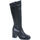 Chaussures Femme Boots Nuit Platine Bottes Femme Noir Noir