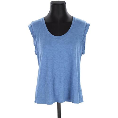Vêtements Femme Débardeurs / T-shirts sans manche Theory Top en coton Bleu
